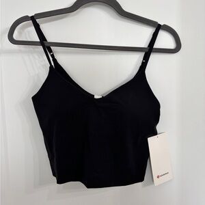 NWT Lululemon Black Crop Tank